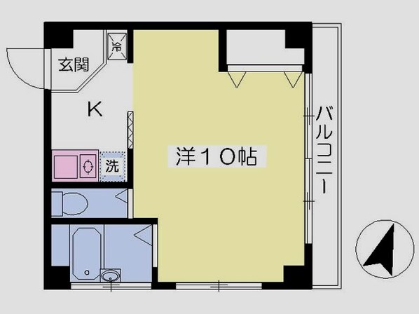 コーポヤマワの物件間取画像